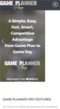 Mobile Screenshot of gameplannerpro.com